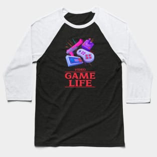 Video game life Baseball T-Shirt